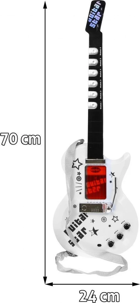 Ramiz Elektrinės gitaros ir mikrofono rinkinys
