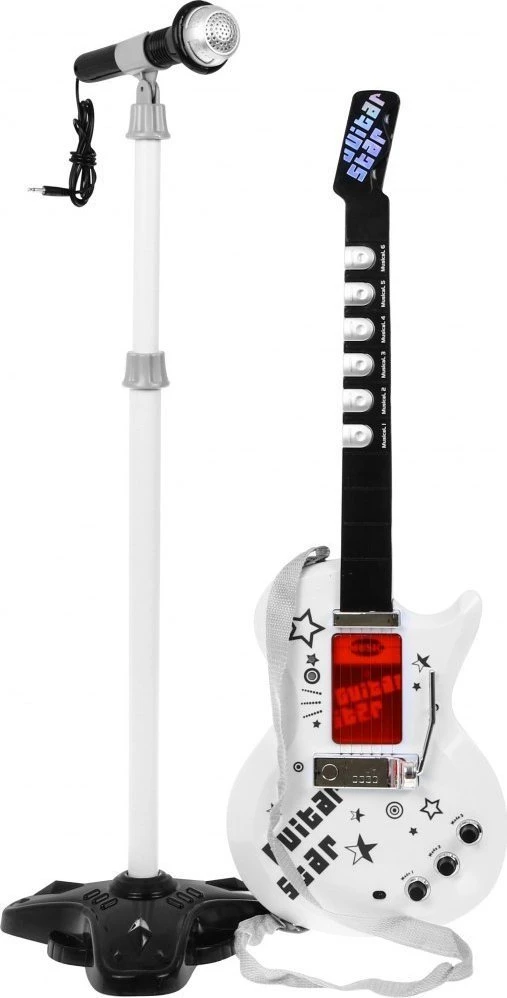 Ramiz Elektrinės gitaros ir mikrofono rinkinys