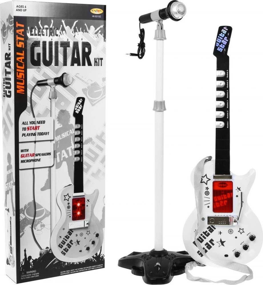 Ramiz Elektrinės gitaros ir mikrofono rinkinys