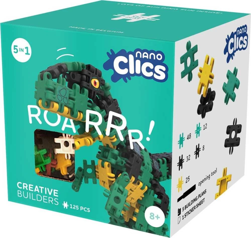 Clics Nano Clics Konstruktorius Nano Clics Creative Builders, 125 dalys