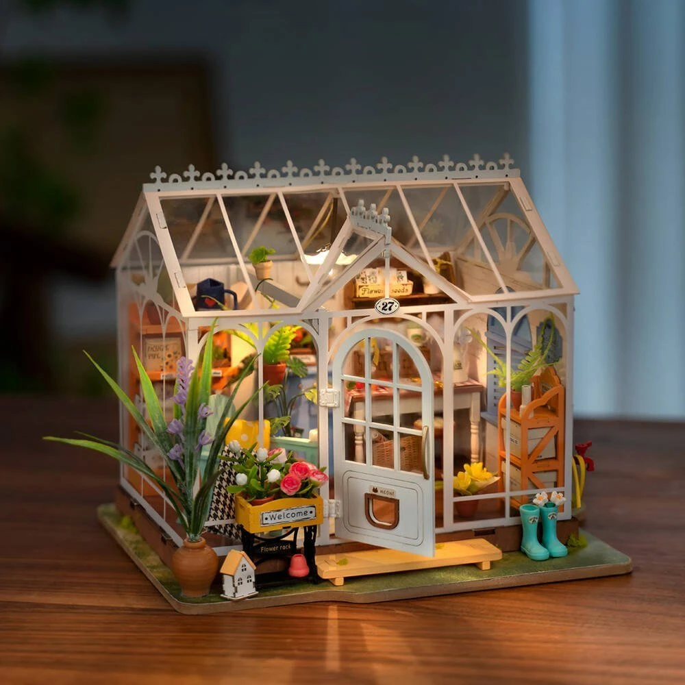 Robotime Mini namas 3D konstruktorius Dreamy Garden House