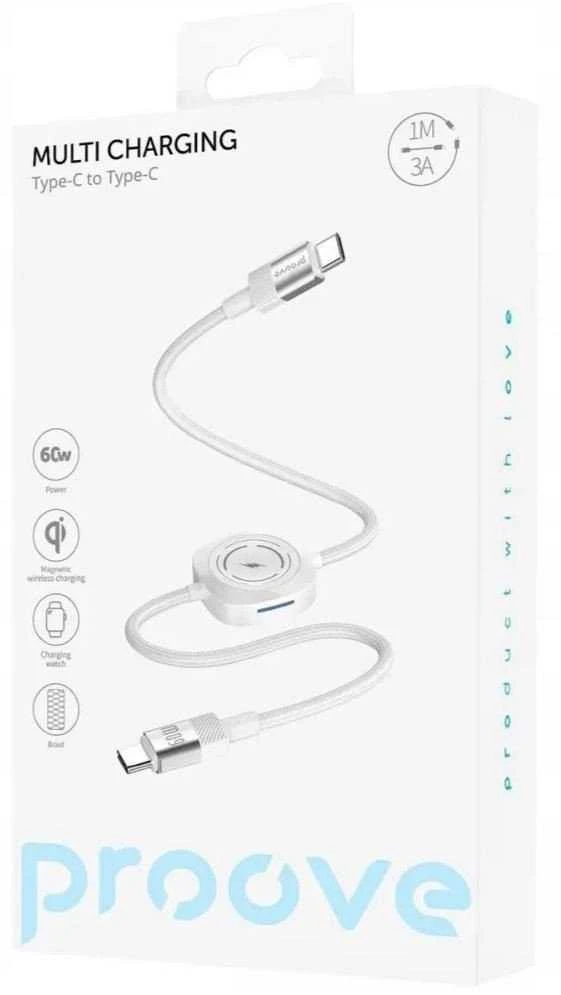 PROOVE Įkroviklis Qi 2x USB-C 60 W (SB9872)