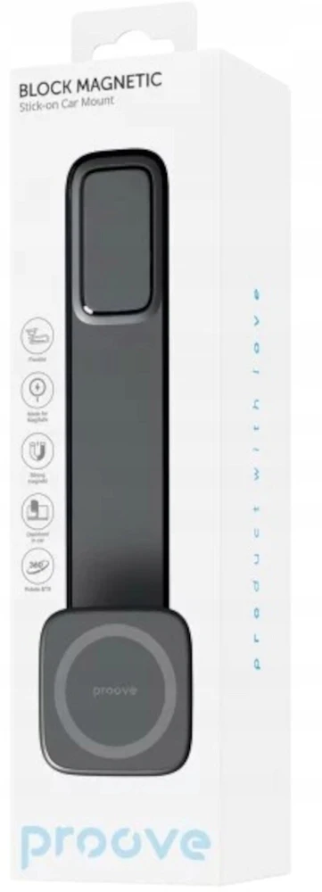 PROOVE Automobilinis telefono laikiklis Block Magnetic Stick-on Car Mount (Proove)