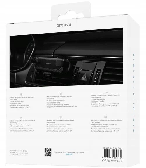 PROOVE Telefono laikiklis automobiliui Gravity Pro Air Outlet Car Mount (Proove)