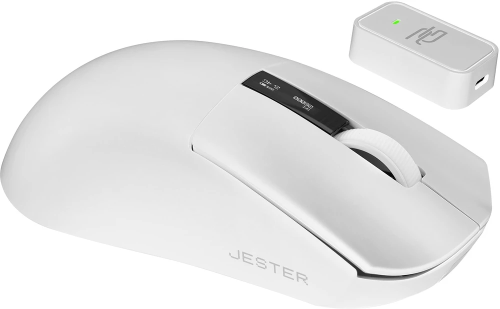 Pelė PROOVE Myszka belaidė žaidimams Gaming Jester 8K balta (Proove)