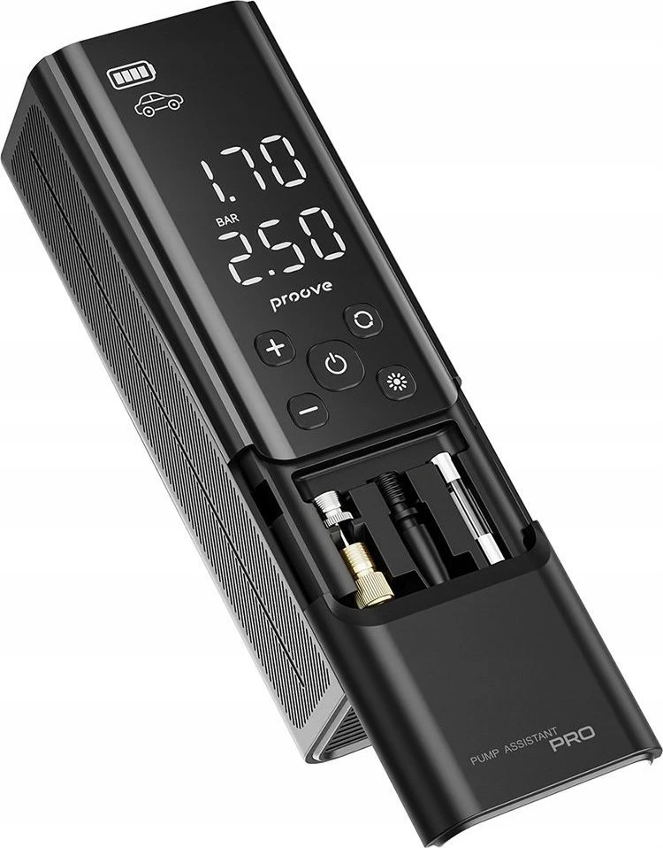Proove portable pump Pump Assistant Pro juodos spalvos