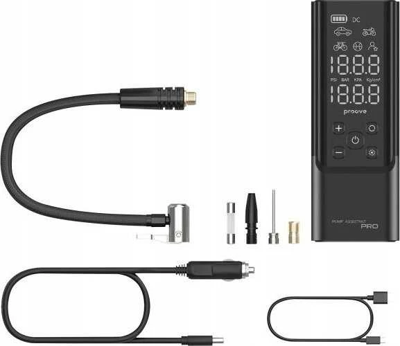 Proove portable pump Pump Assistant Pro juodos spalvos