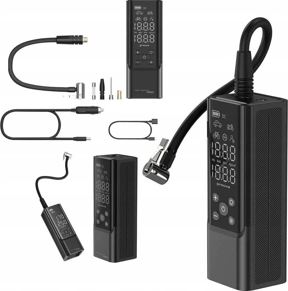 Proove portable pump Pump Assistant Pro juodos spalvos
