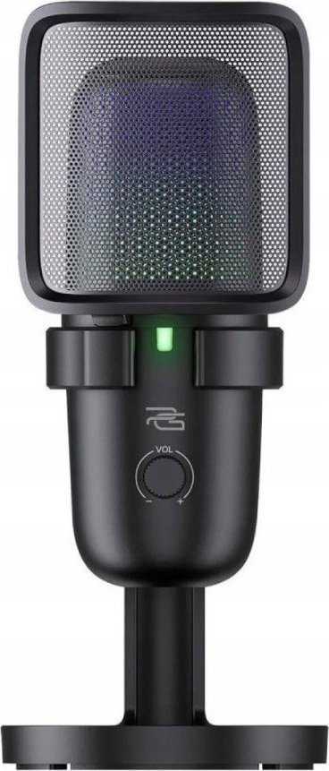 Proove Studijinis žaidimų kondensatorinis mikrofonas 24 bitų 96 kHz USB-C RGB stovas / Gmmc00022401 / Micro