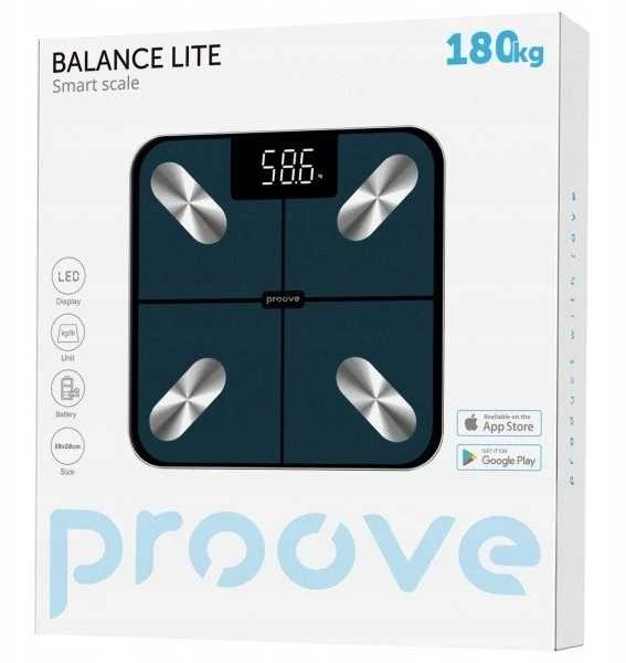 Proove Svarstyklės išmaniosios svarstyklės Balance Lite Bluetooth mėlynos spalvos