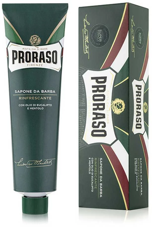 Proraso Green Line Shaving Cream Gaivinantis skutimosi kremas, 150 ml aprašymas - Prekės nuotrauka
