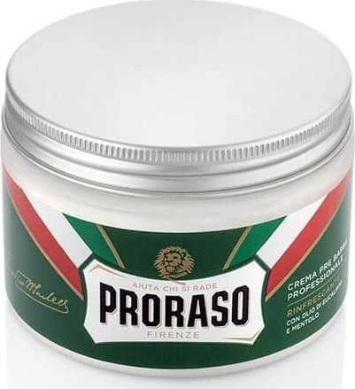 Proraso Green Line Pre-Shave Cream Gaivinantis kremas prieš skutimąsi su eukaliptu, 300 ml