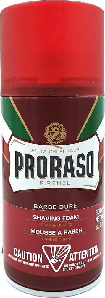 Proraso Red Line Shaving Foam Odą minkštinančios skutimosi putos, 300 ml