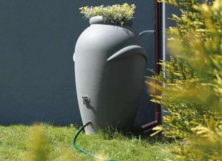 „Aquacan Baby“ lietaus vandens talpykla, 210L, tamsiai pilka