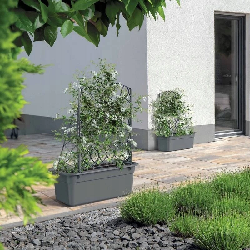 Prosperplast dėžutė su pergola Bloma pilka