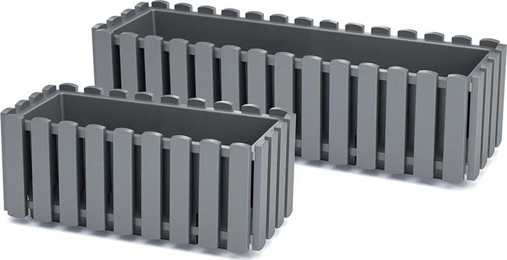 Prosperplast „Boardee Fencycase DDEF600“ balkono dėžė pilka