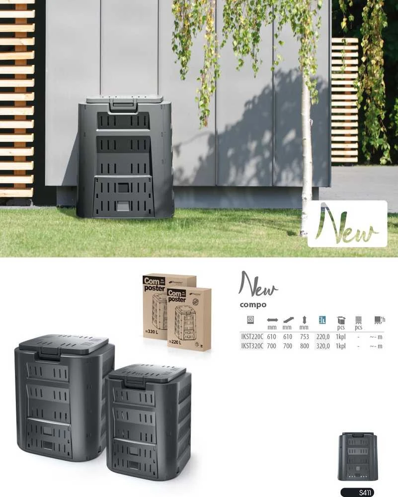 Prosperplast Compogreen komposto dėžė, 220L