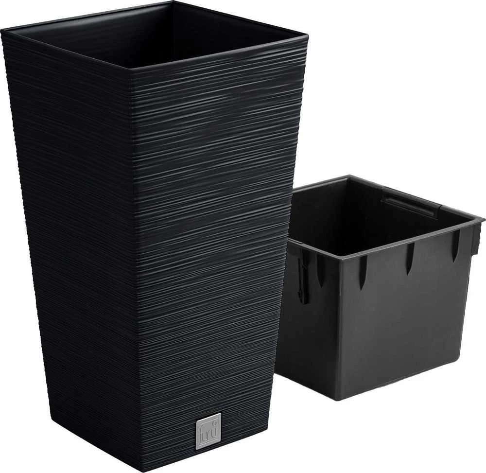 Gėlių vazonas Prosperplast Furu Square DFSH300-S433, 29,5 x 29,5 x 55 cm