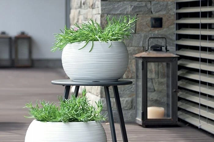 Prosperplast Doniczka FURU BOWL DBFUK440 vazonas - baltas