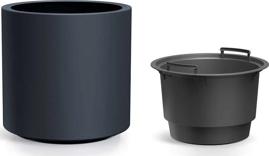 Apvalus vazonas Prosperplast Heos R Slim DBHER470-S433
