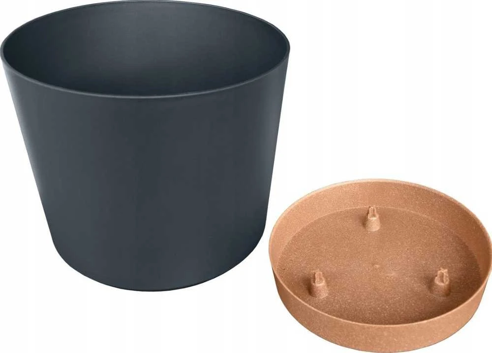 Prosperplast donicžė cilindrinė antracit 18 cm