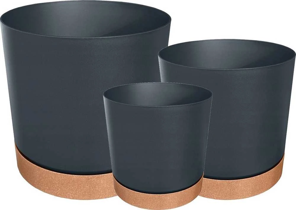 Prosperplast donicžė cilindrinė antracit 18 cm