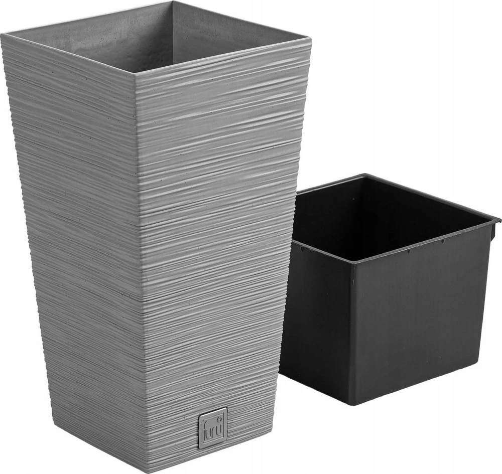 Prosperplast Doniczka FURU SQUARE DFSH200 vazonas - betonas