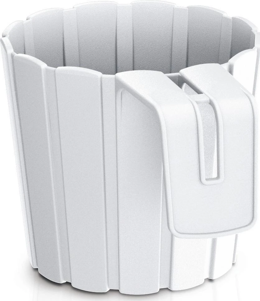 Prosperplast Doniczka Boardee Hook DDEZ150 baltas vazonas su kabliu
