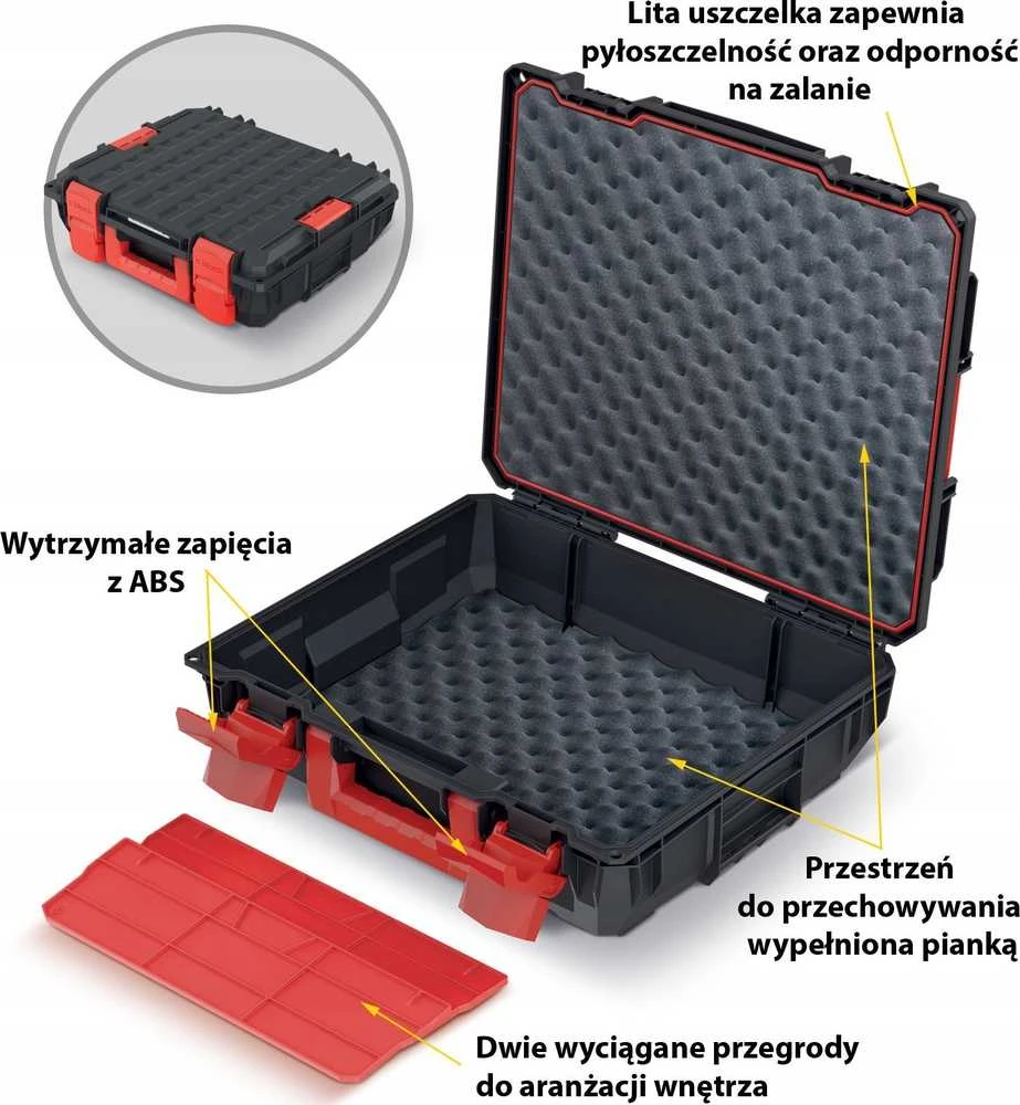 ĮRANKIŲ DĖŽĖS RINKINYS KXCS454080 C BLOKAS PRO 45 Kistenberg