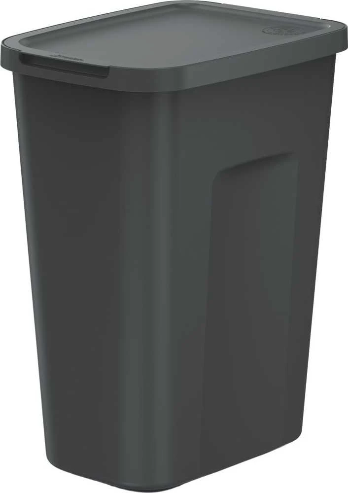 Prosperplast Juodas šiukšlių dėžė COMPACTA Q PLUS 35 L