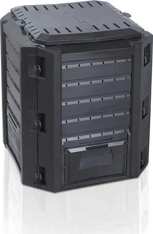 PROSPERPLAST kompostavimo dėžė Juoda 1600L 261 x 83 x 72cm