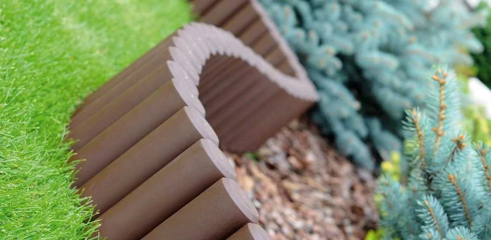 Prosperplast IPAL5 Plastikiniai sodo vejos apvadai, spalva: terracotta, 2,7 m