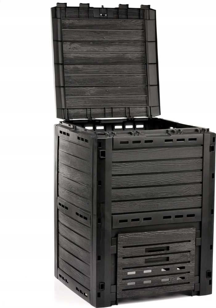 PROSPERPLAST komposto dėžė 280L ANTRACYT COMPOGREEN WOODY