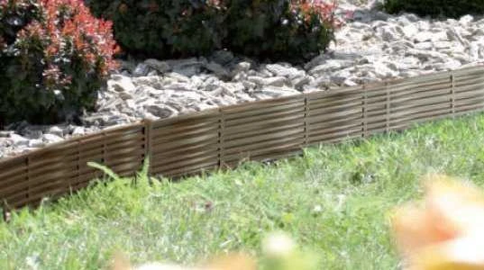 Prosperplast Dekoratyvinė tvorelė L390cm H18.6cm/5vnt. plastikinė/tamsiai ruda