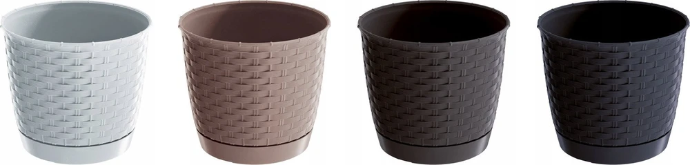 Prosperplast RATOLLA APVALUS GĖLĖ – MOCCA