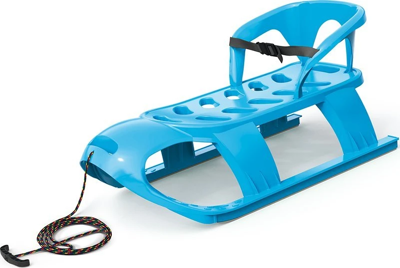 Prosperplast plastikinės rogės su atlošu 88x45x42 cm mėlynos
