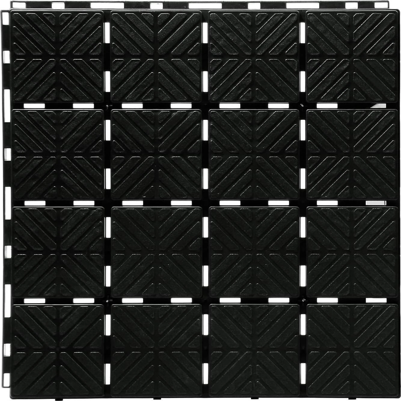 PROSPERPLAST VEJOS KORIO PLOKŠTĖ EASY SQUARE – JUODA 9 vnt. 1,5m2