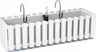 Prosperplast Balkono dėžė su laistymu baltas 60 cm Boardee | Prosperplast