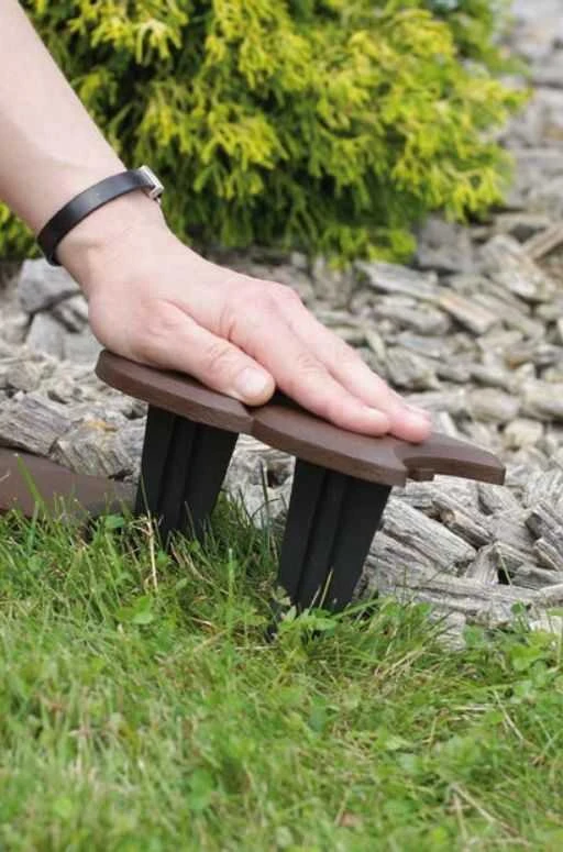 PROSPERPLAST PALISADA OGRODOWA PŁASKA 2 BRĄZOWA 3,8m