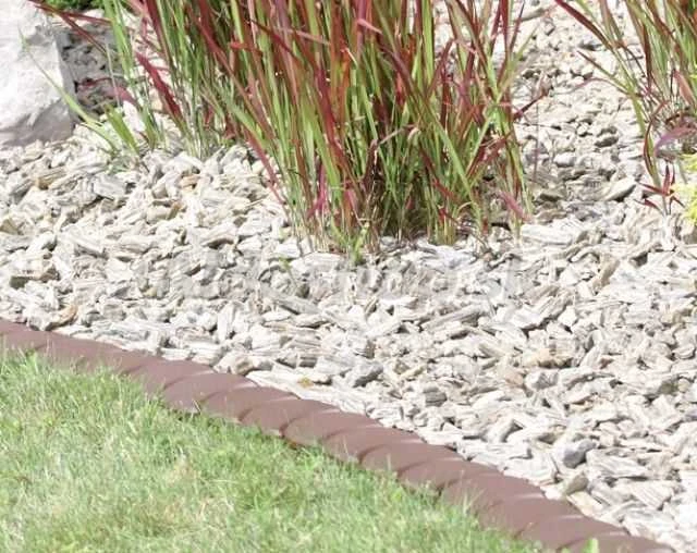 PROSPERPLAST PALISADA OGRODOWA PŁASKA 2 BRĄZOWA 3,8m