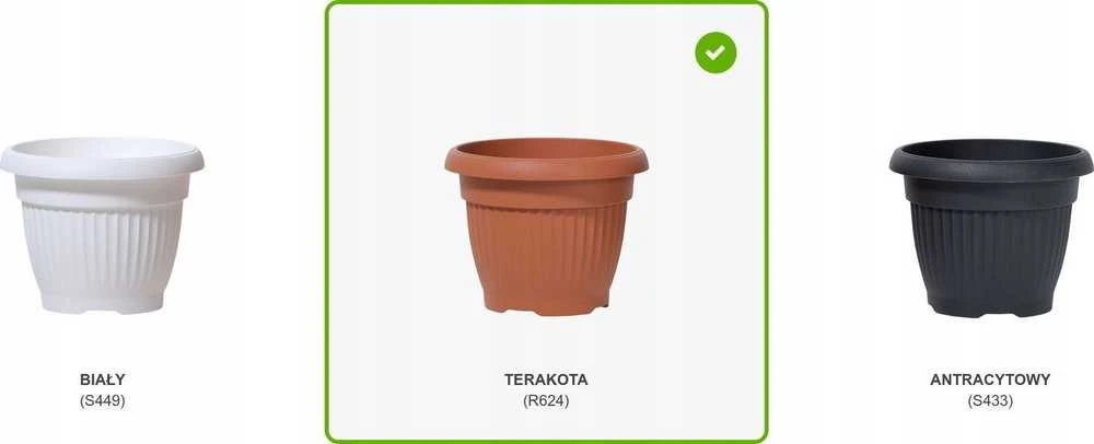 Prosperplast gėlių vazonas TERRA DCE35 Terracotta