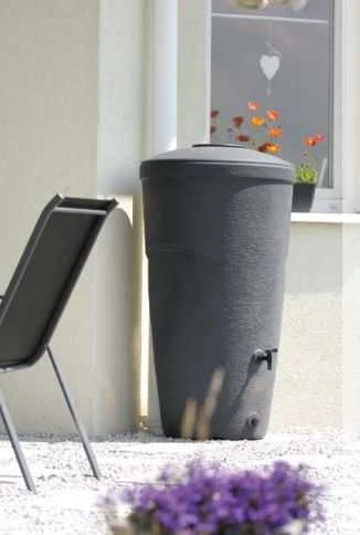 Prosperplast lietaus vandens talpykla wallycan 270l antracit