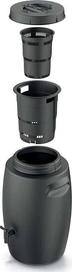 PROSPERPLAST skystųjų trąšų talpa Combioliq 55L, juoda