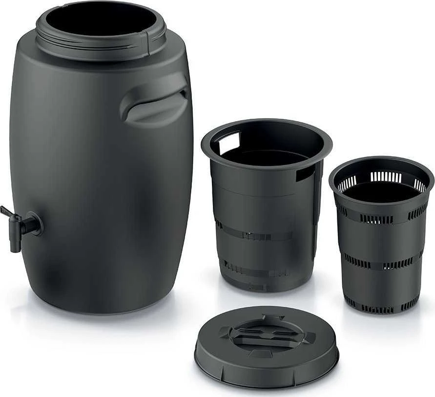 PROSPERPLAST skystųjų trąšų talpa Combioliq 55L, juoda