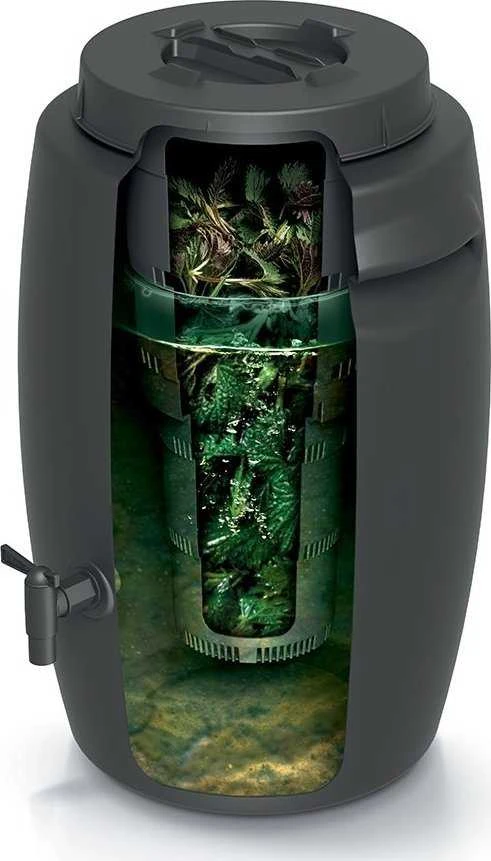PROSPERPLAST skystųjų trąšų talpa Combioliq 55L, juoda