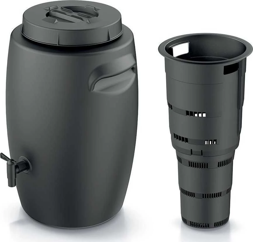 PROSPERPLAST skystųjų trąšų talpa Combioliq 55L, juoda