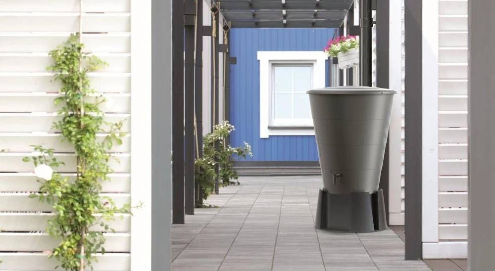 Prosperplast Lietaus vandens talpykla Smooth 210L žalia