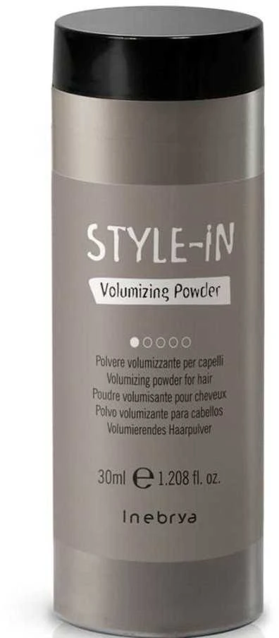 Inebrya Hair powder for volume delivery Ice Kreminis Style-In (Volumizing Powder) 30 ml 30ml modeliavimo priemonė