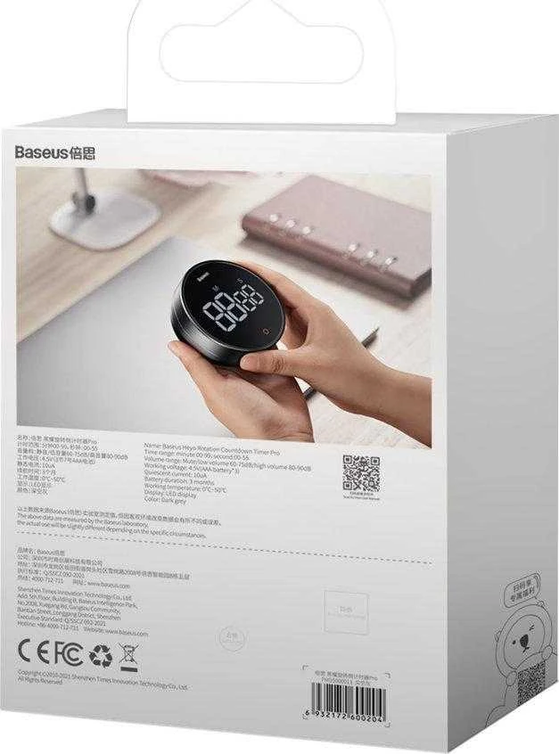 Laikrodis Baseus Heyo Pro sukamasis atgalinis laikmatis