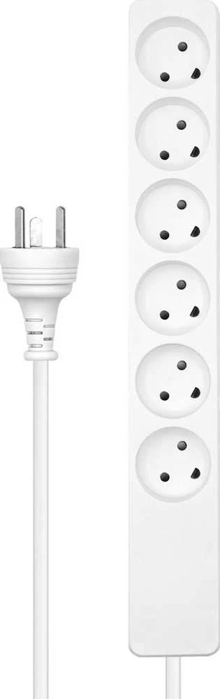 ProXtend Danijos Power Strip 6- way 6 lizdai 1 m (K6-KIT01W)